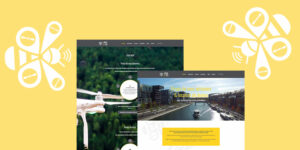 Page site web wordpress location de drones