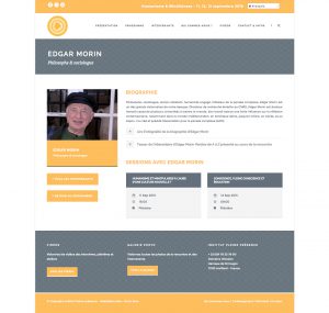 Conception de site internet responsive wordpress pour colloque