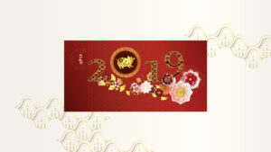 Carte de voeux nouvel an tibetain