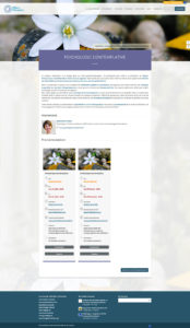 Réalisation site web responsive Institut Pleine Présence page programmes