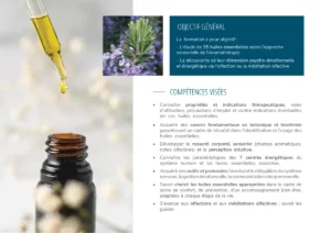 Mise en page Brochure PDF Formation Aromathérapie sensorielle