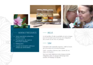 Mise en page Brochure PDF Formation Aromathérapie sensorielle