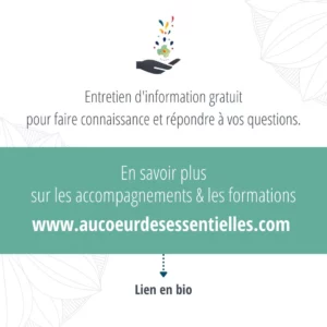 Modèle graphique pour post réseaux sociaux - carrousel post instagram - Aromathérapie sensorielle