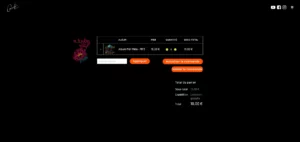 Page site web wordpress pour écoute et vente album de musique
