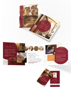 Flyer 3 volets et cartes de visite pour impression - Sonothérapie