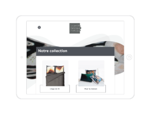 Page site web wordpress ecommerce coussins produits décoration intérieure
